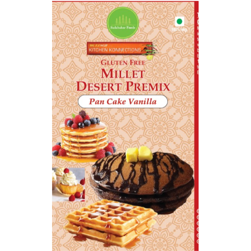 Millet Desert premix -Vanilla Pancake 250gm Main Image